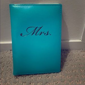 Kate spade “mrs” passport holder